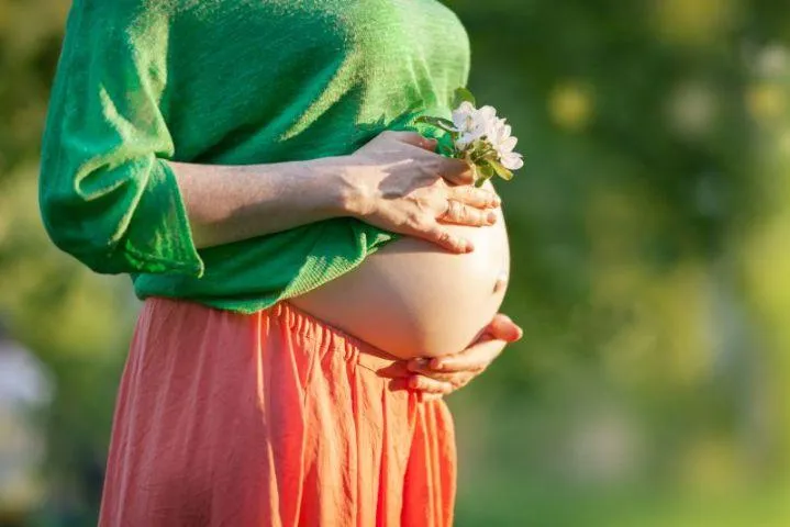 pregnancy scrapbook photo