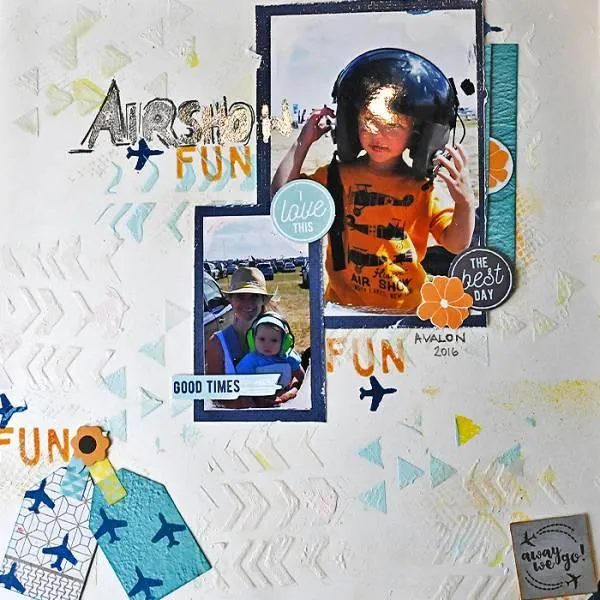 different size photo layout