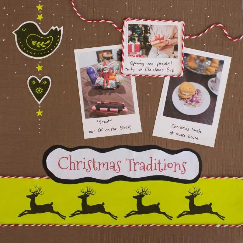scrapbook ideas for christmas