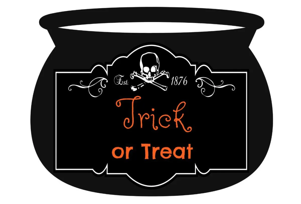 trick or treat scrapbook title