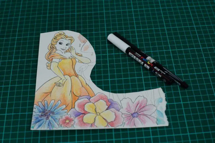 disney princesses coloring page