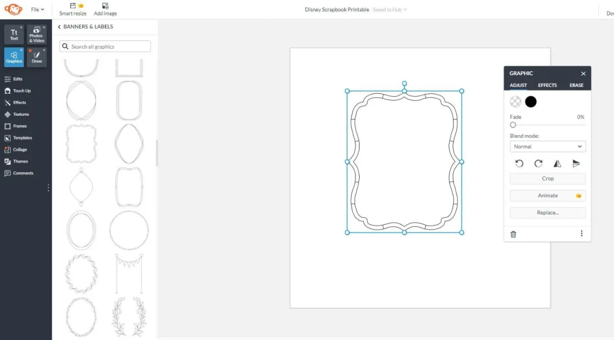 printable layout 