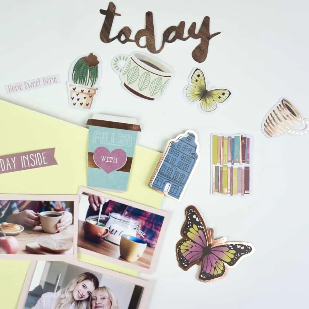 home made scrapbook page ideas
