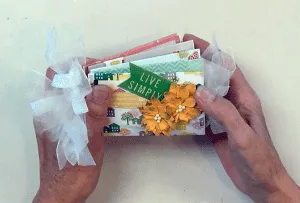 miniature scrapbook pages