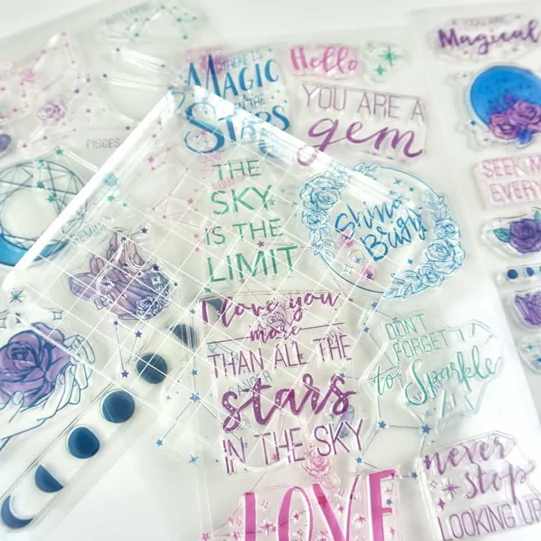 clear stamps for scrapbooking
