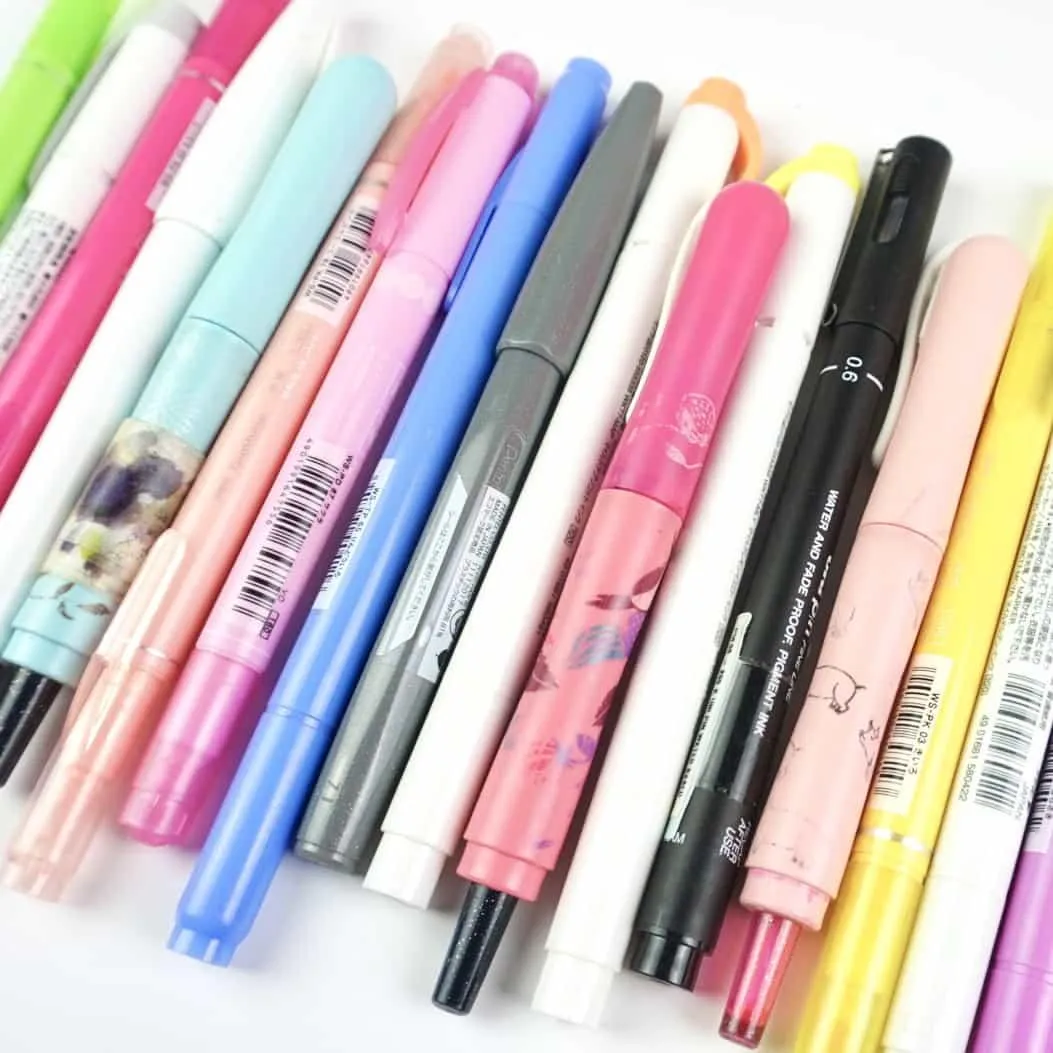 scrapbooking pens