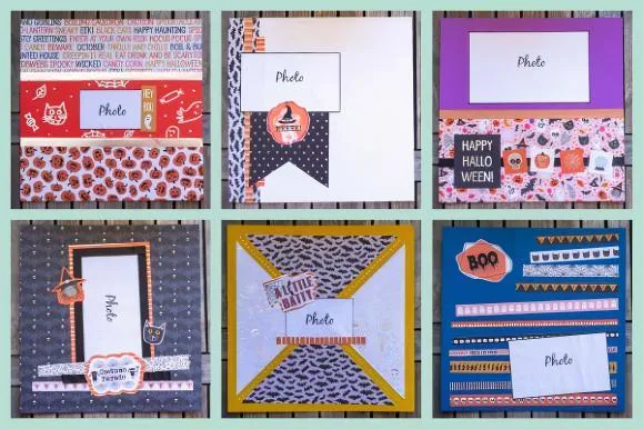 halloween scrapbooking layouts