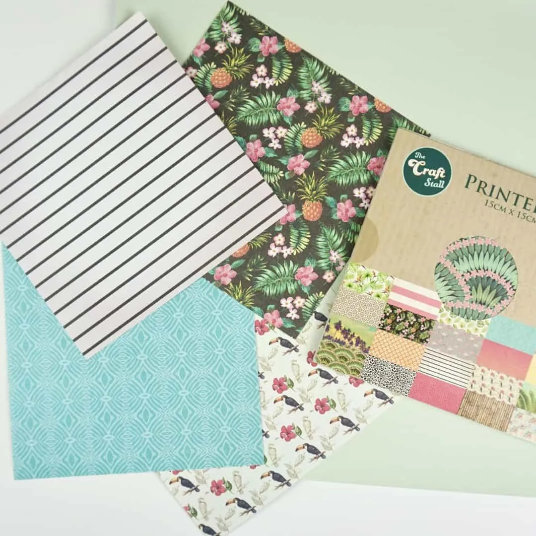 patterned scrapbook paper