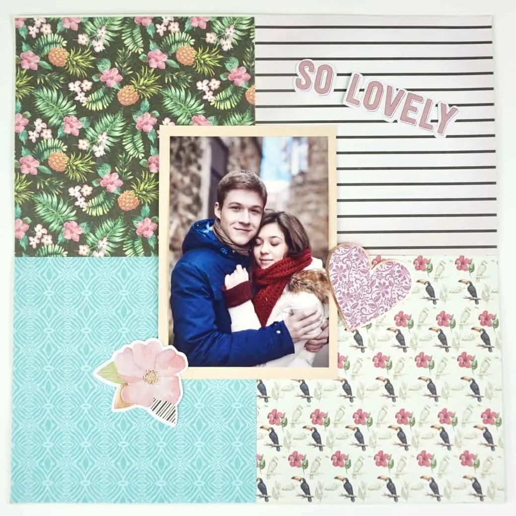scrapbook page inspiration