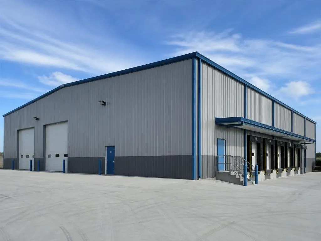 Custom steel warehouse built by Knoxville Metal Building in Tennessee