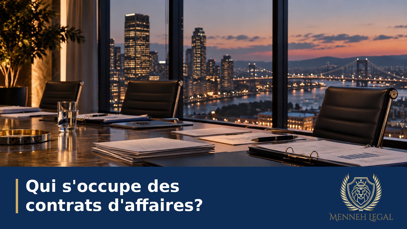 Quel type d'avocat s'occupe des contrats d'affaires?