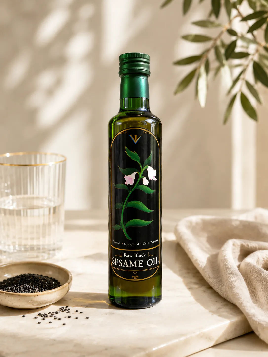 Black Sesame Oil Wellness Product