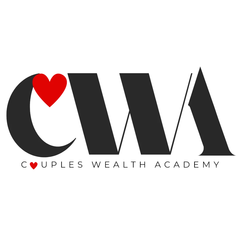 Couples Wealth Academy logo - empowering entrepreneurial couples to build online businesses, create passive income, and achieve work-life balance.