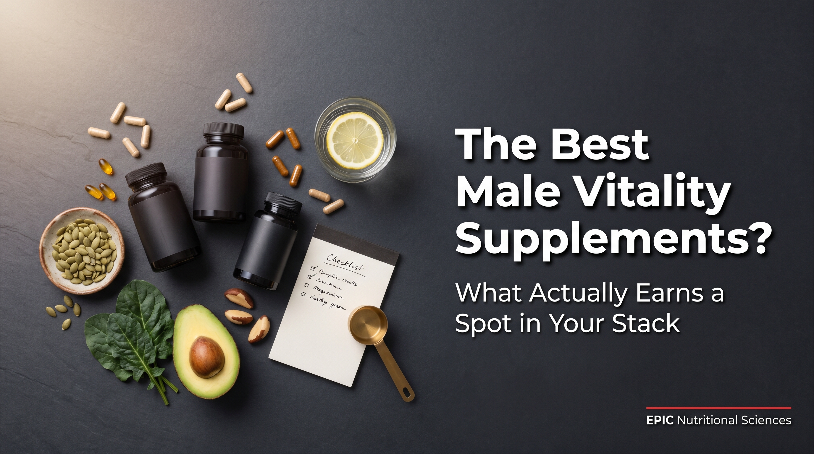 The Best Male Vitality Supplements? What Actually Earns a Spot in Your Stack