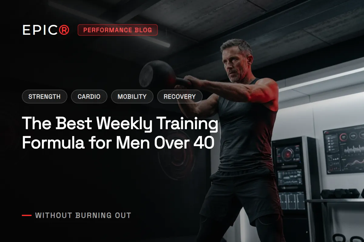 The Best Weekly Training Formula for Men Over 40: Strength, Cardio, Mobility, and Recovery Without Burning Out