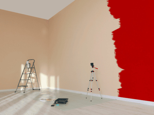 The Village Interior Painting