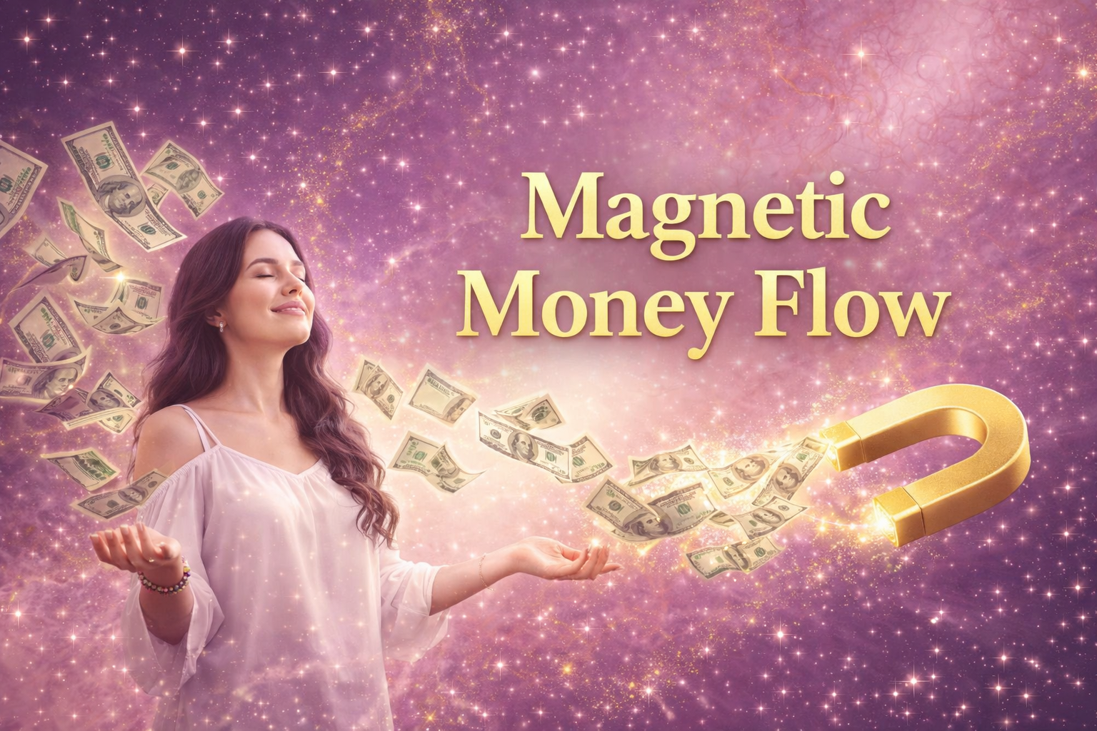 Magnetic Money Flow Workshop graphic with Stephanie Sexton