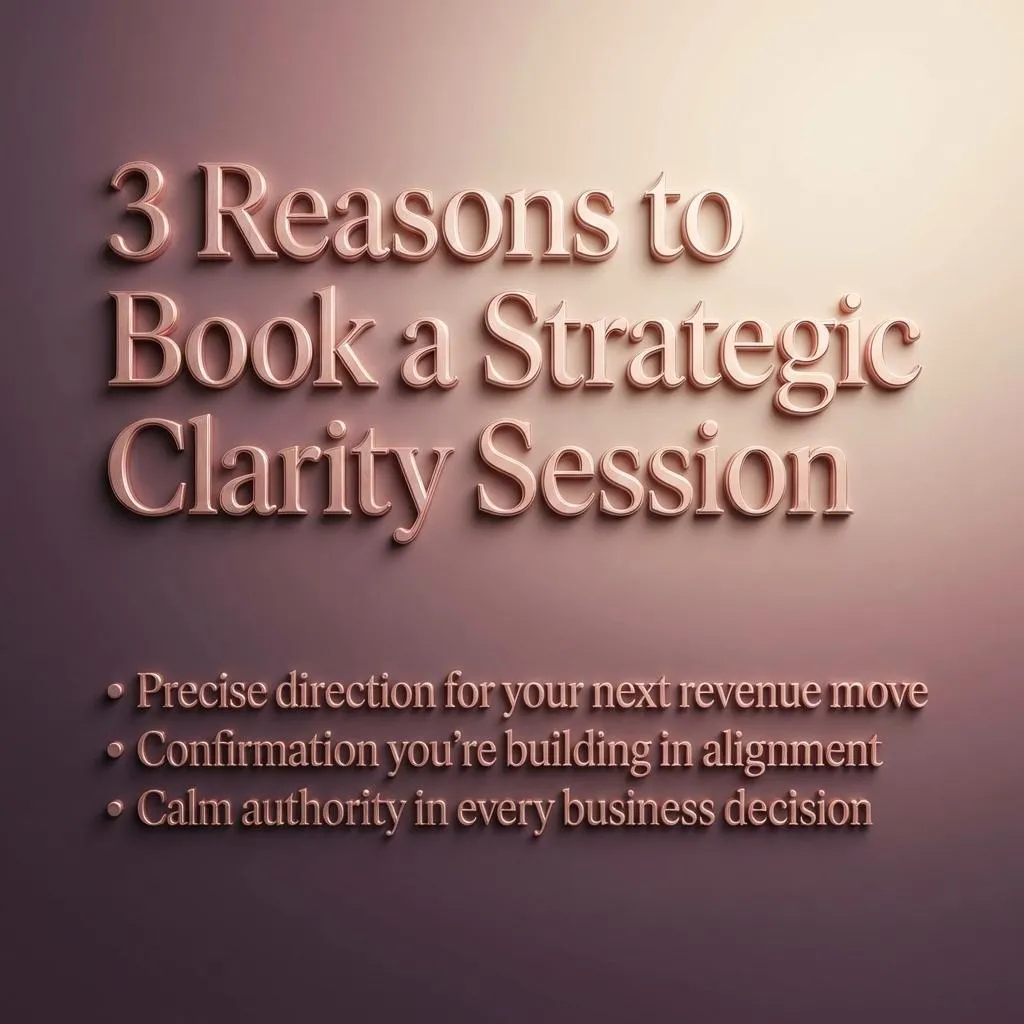 Three reasons to book a Strategic Clarity Session in the Akashic Records