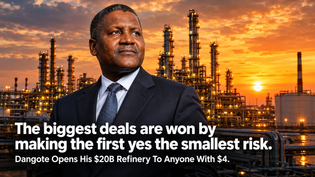 Billionaire Aliko Dangote Just Opened a $20 Billion Refinery to Anyone With $4 — And It Changes Everything For Startup Founders