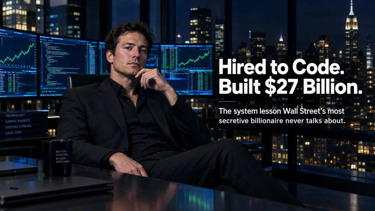 Billionaire Jason Carroll — the Hudson River Trading founder who built $27 billion in silence and the system lesson every startup founder needs right now