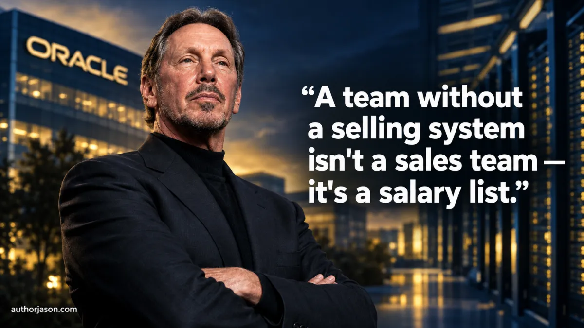 Billionaire Larry Ellison — Oracle co-founder whose $988M executive pay filing revealed a 6,623x pay ratio and the hiring trap every startup founder must avoid