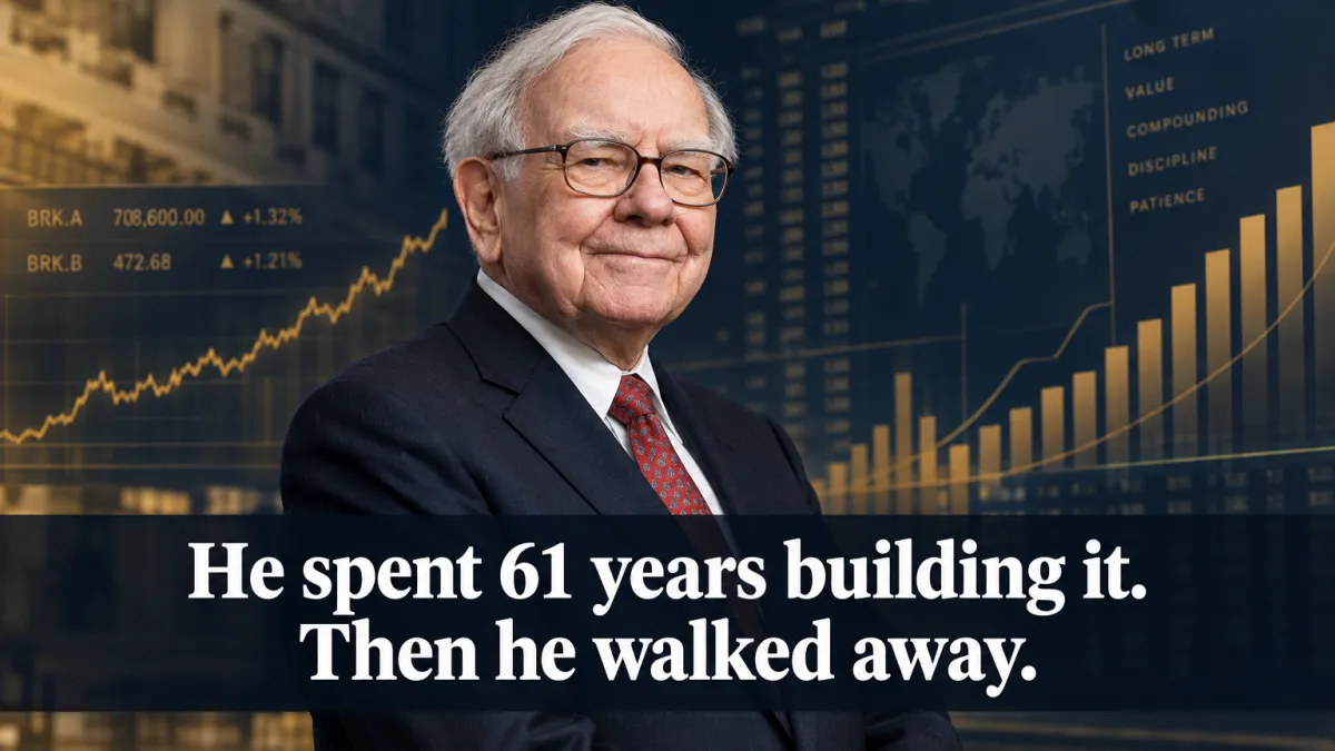 Billionaire Warren Buffett — the Berkshire Hathaway legend who walked away from a $1 trillion empire and the business-without-you lesson every startup founder needs right now