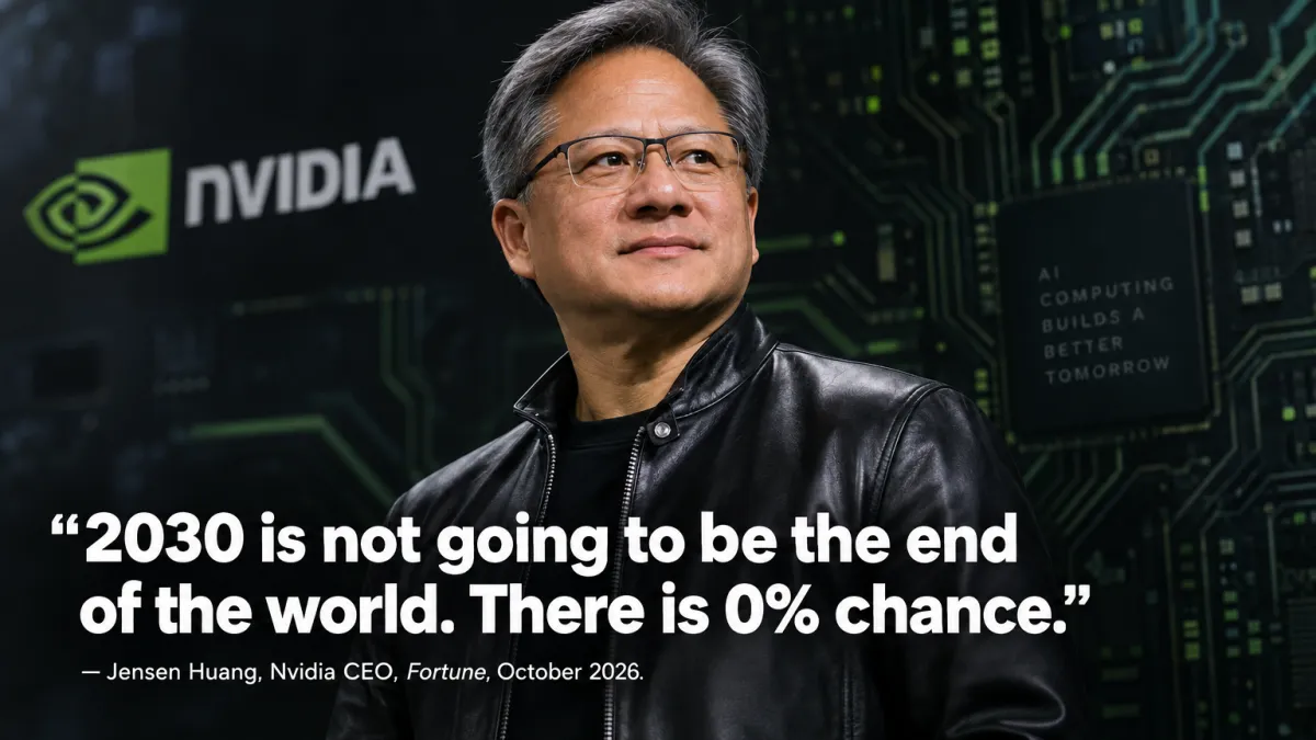 Billionaire Jensen Huang — Nvidia CEO crosses $204.5 billion net worth as Nvidia hits $5.7T market cap — the conviction and selling system lesson every startup founder needs