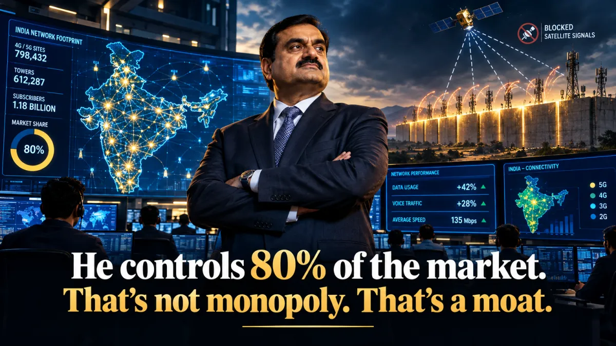 Billionaire Mukesh Ambani — Reliance Jio controls 80% of India telecom market, the distribution lesson every startup founder needs right now