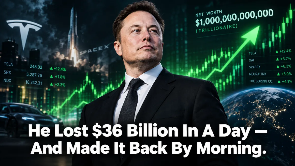 Billionaire Elon Musk — the world's first trillionaire who gained, lost and regained trillion-dollar status five times in five days, and the pipeline lesson every startup founder needs right now