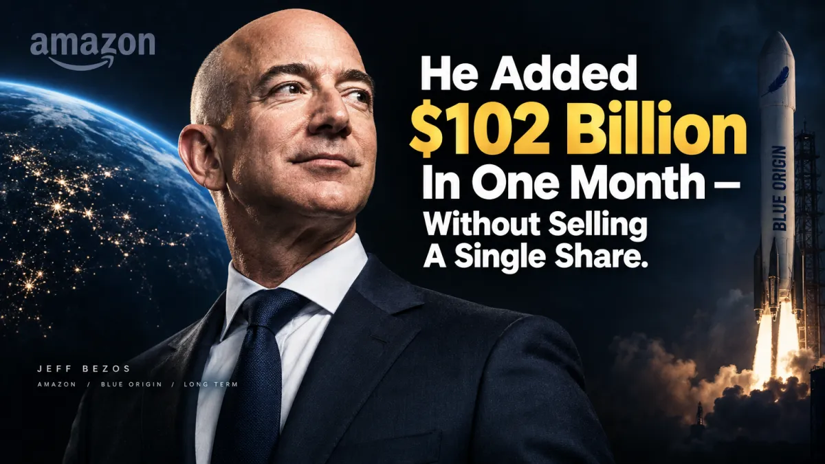 Billionaire Jeff Bezos — the founder who put $30 billion of his own money into Blue Origin before letting a single outside investor in, and the conviction-selling lesson every startup founder needs right now
