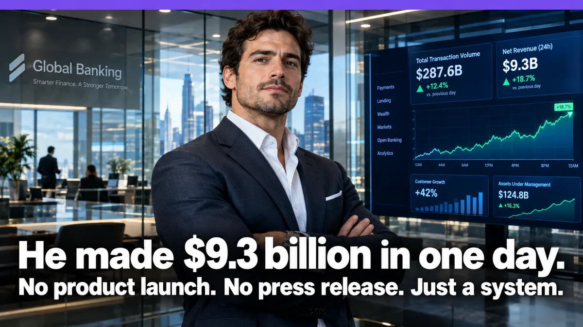 Billionaire Nik Storonsky — Revolut CEO who made $9 billion in a single day without a product launch, and the selling system lesson every startup founder needs right now