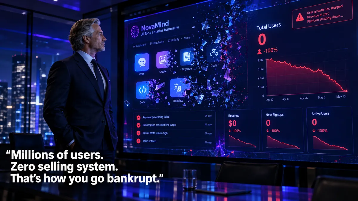 Billionaire Noam Shazeer — Character.ai co-founder whose AI startup filed for bankruptcy with 100 million users, and the selling system lesson every startup founder needs right now