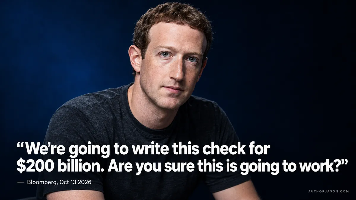 Billionaire Mark Zuckerberg — Meta CEO who committed $100–$200 billion to AI before knowing if it would work, and the certainty-before-selling lesson every startup founder needs right now