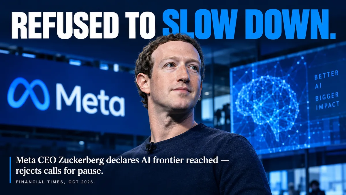 Billionaire Mark Zuckerberg — Meta Muse AI agent launch and the selling system lesson every startup founder needs right now