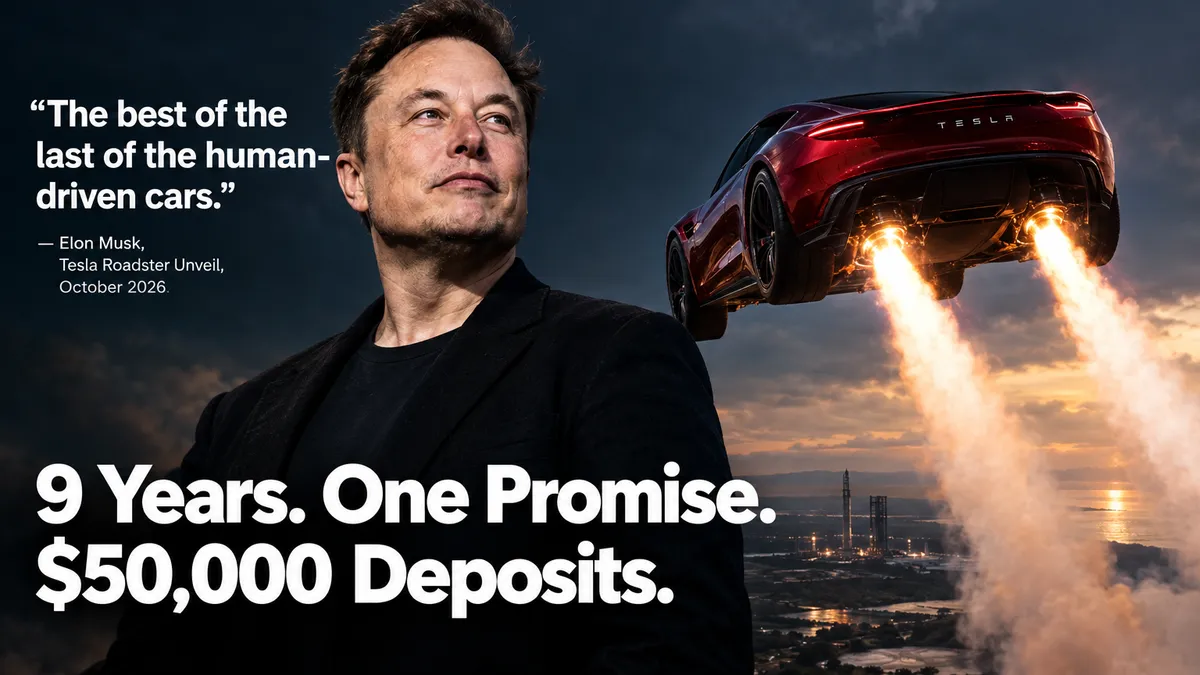 Billionaire Elon Musk delivers Tesla Roadster 9 years later — the promise-keeping selling system lesson every startup founder needs