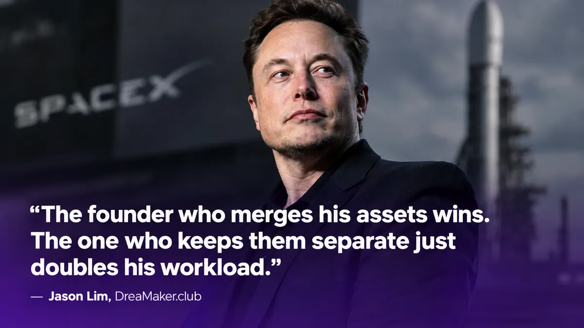 Billionaire Elon Musk unveils Tesla flying car with SpaceX thrusters — the integration and selling system lesson every startup founder needs right now