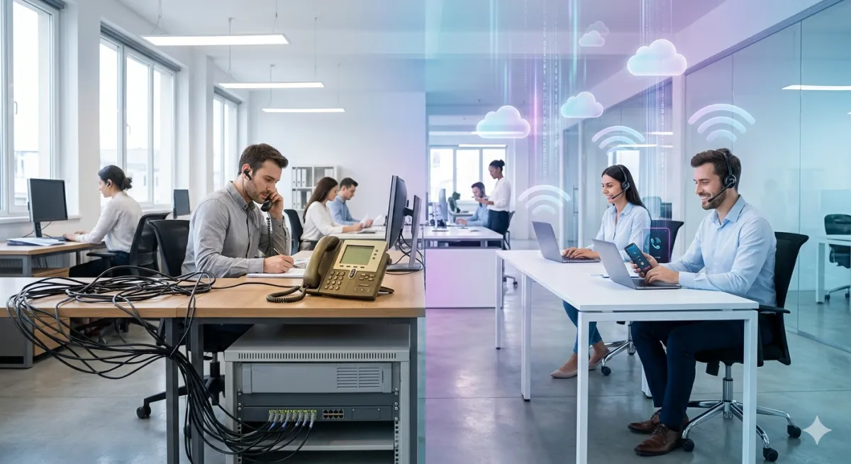 VoIP vs traditional phone systems NYC