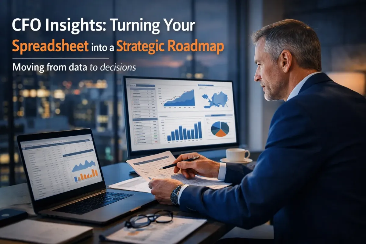 CFO Insights: Turning Your Spreadsheet into a Strategic Roadmap – Moving from data to decisions.