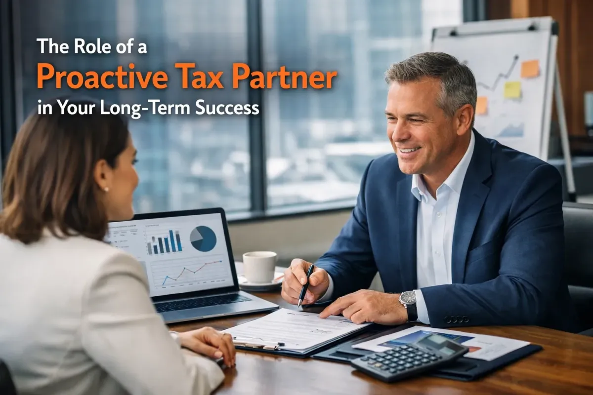 The Role of a Proactive Tax Partner in Your Long-Term Success.
