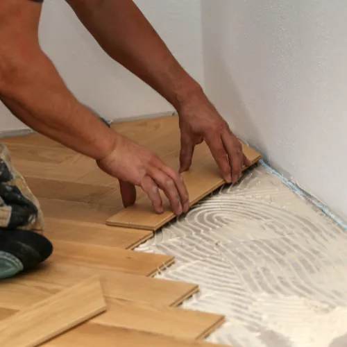 Pose de parquet