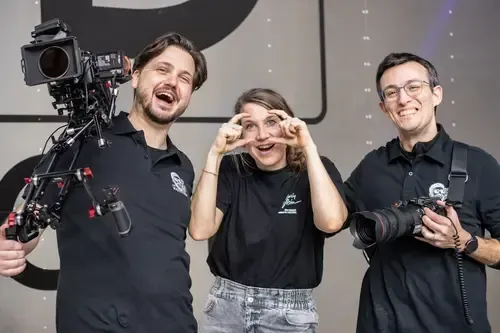 event production team of charley vision