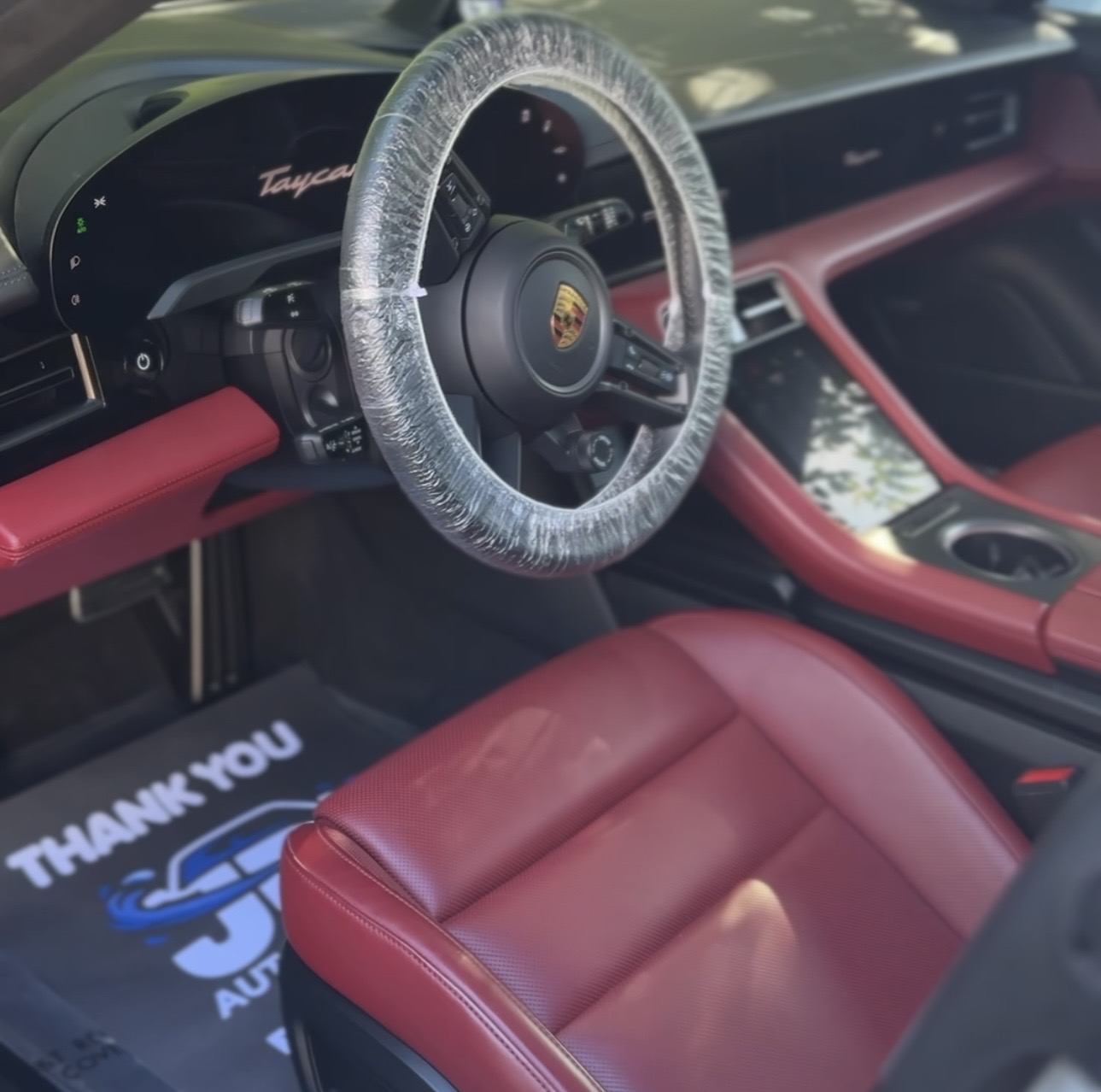Close-up of a vintage car's dashboard