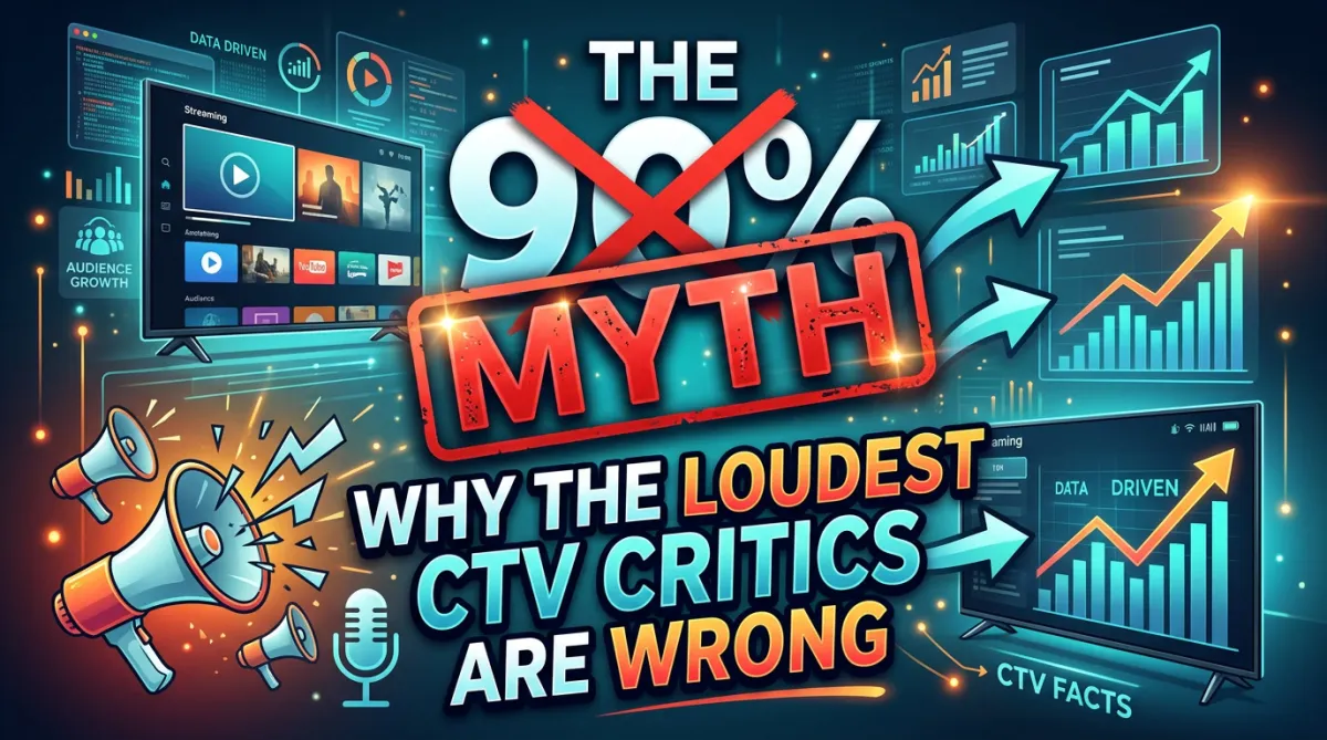 The 90% Myth: Why the Loudest CTV Critics are Wrong