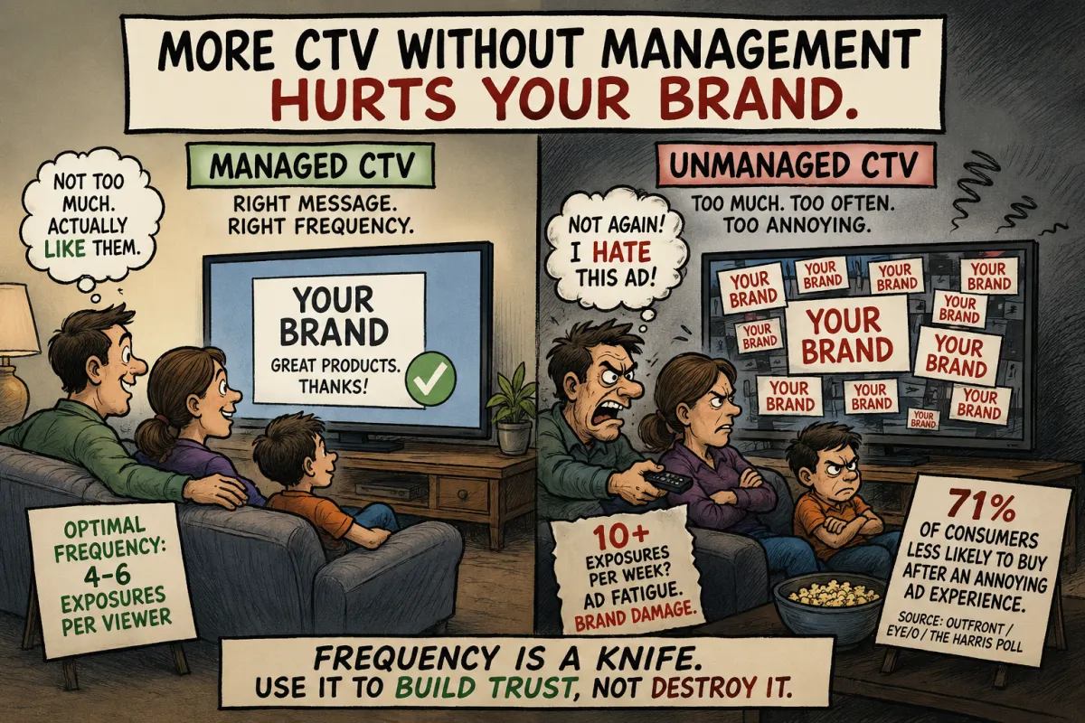 The Impression That Hurts You — Why More CTV Without Management Is Worse Than No CTV at All