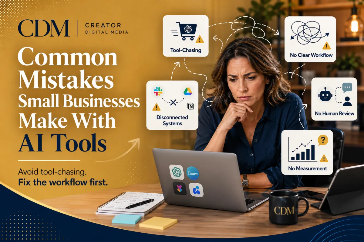 Common Mistakes Small Businesses Make With AI Tools