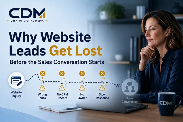 Why Website Leads Get Lost Before the Sales Conversation Starts