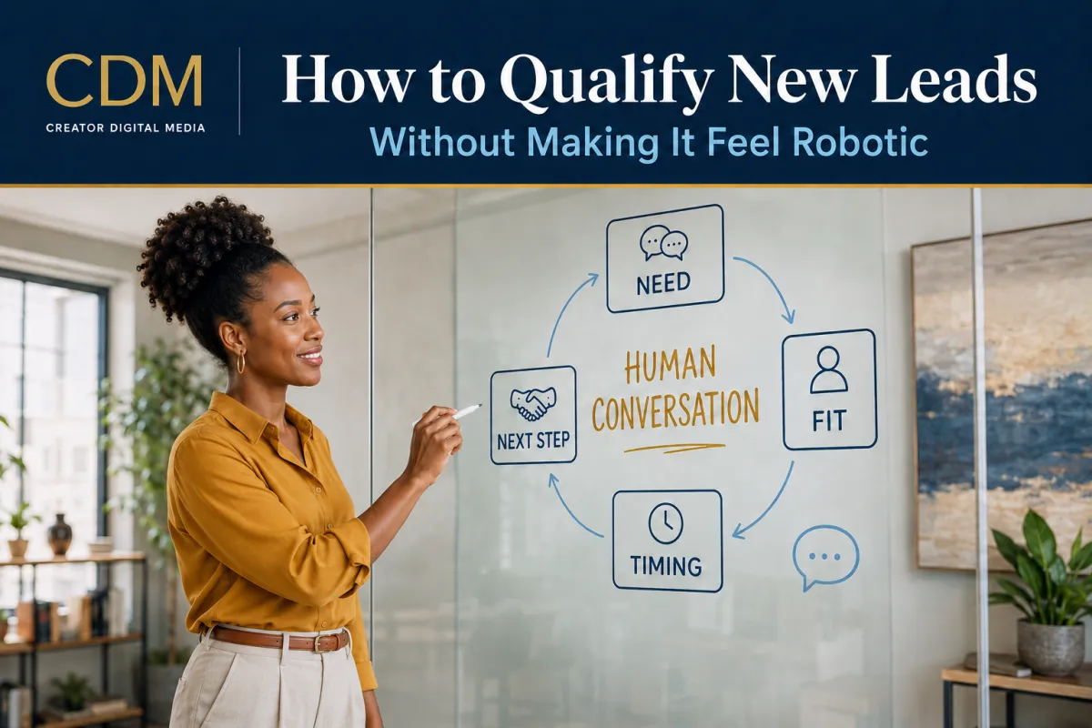 How to Qualify New Leads Without Making the Process Feel Robotic