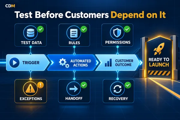 How to Test an Automated Workflow Before Customers Depend on It