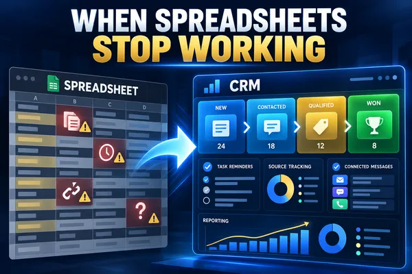 When Has a Small Business Outgrown Spreadsheets for Lead Management?
