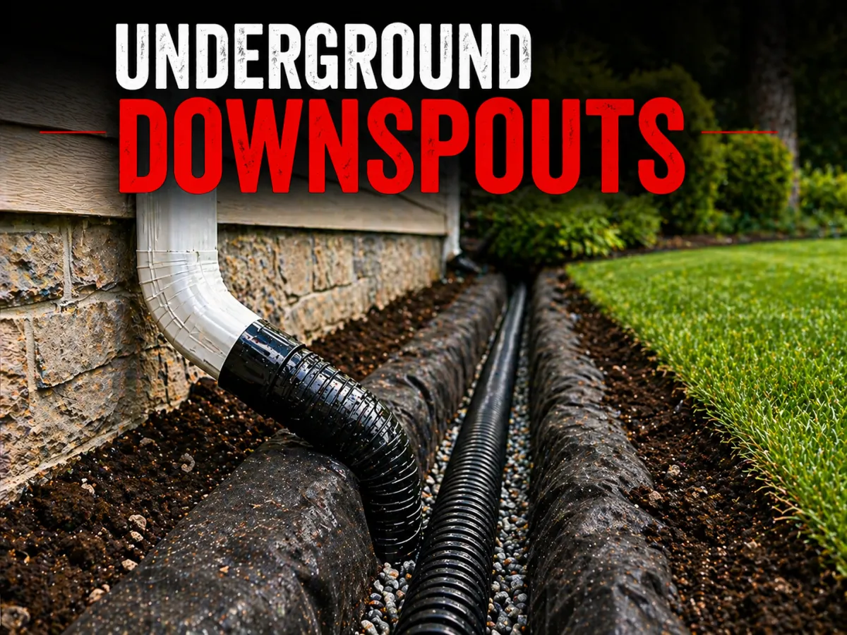 Underground Downspouts in Oakland County, MI